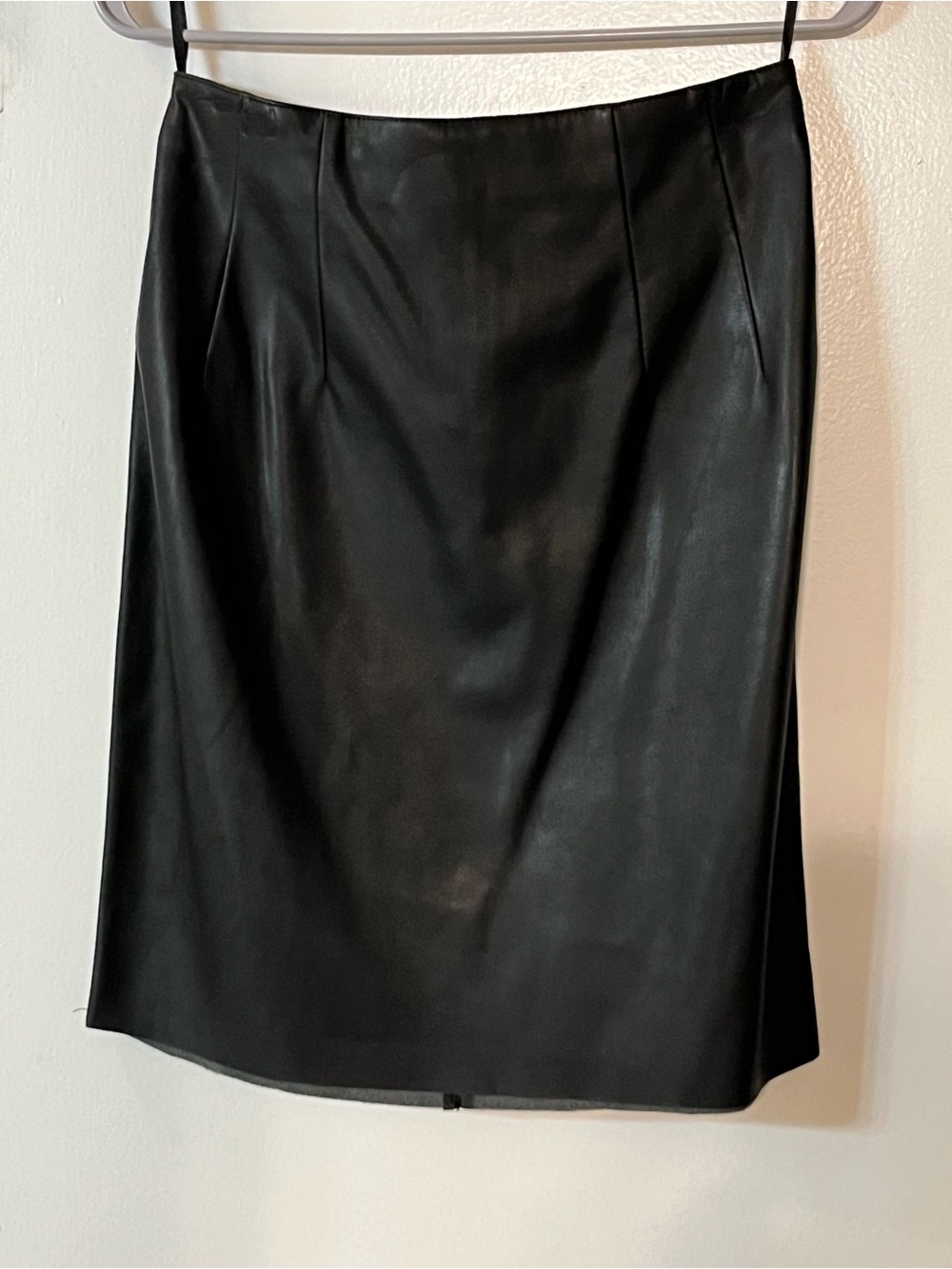 Forever 21 Classic Black Faux Leather Pencil Skirt Size M